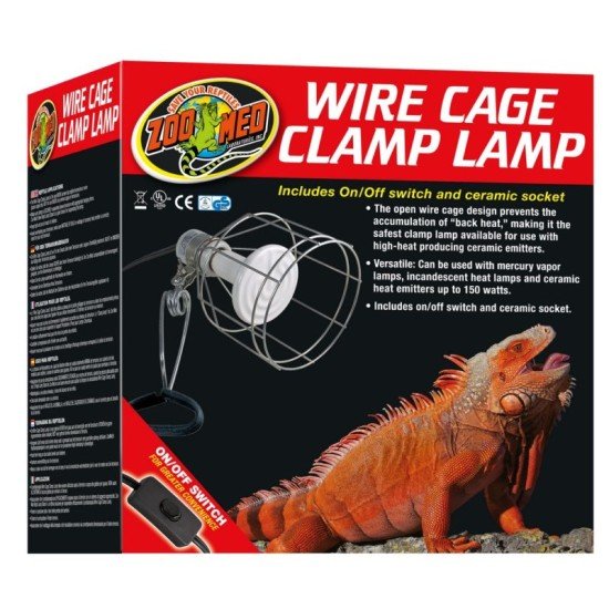 Zoo Med-LF-10-Zoo Med Wire Cage Clamp Lamp